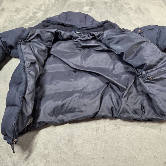 Vintage Polo Ralph Lauren Coat Boys XL Navy Blue Down Filled Puffer Preppy READ - Picture 6 of 13